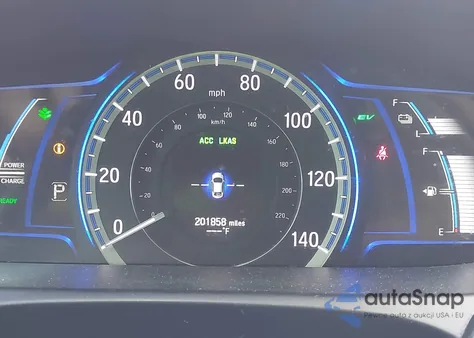 2017 Honda Accord Hybrid Touring из США, поврежденный, VIN JHMCR6F70HC004651